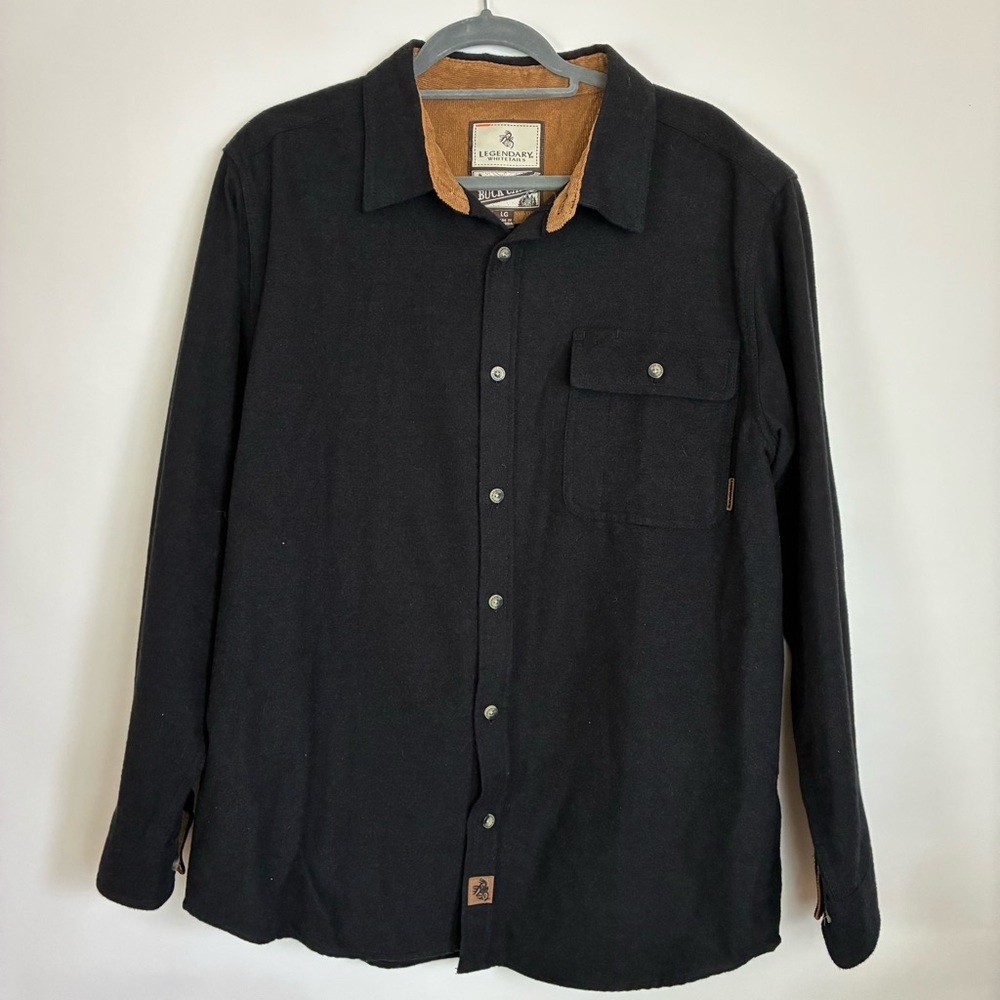 Legendary Whitetails The Original Buck Camp Black Flannel- Sz L